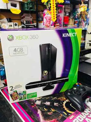 Xbox 360 Kinect Con Rgh +disco 1tera C/200 Juegos