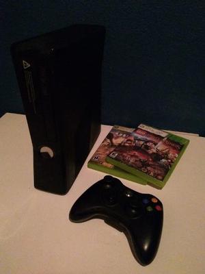 Xbox 360 Slim 4gb Original + Juegos + Joystick