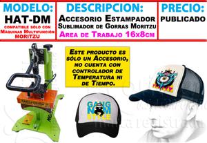 accesorio de gorras para estampadora multifuncion moritzu