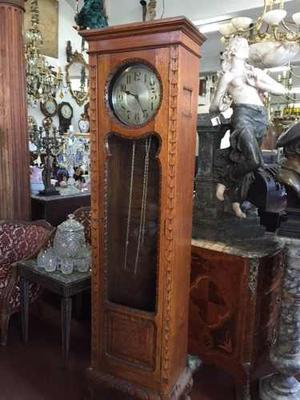 Antiguo Reloj De Pie Medio Carrillon, Impecable Estado