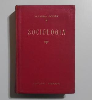 Libro Sociología - Alfredo Poviña- Editorial Assandri