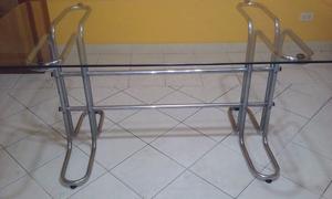 Mesa de vidrio de 1,90 por 92cm