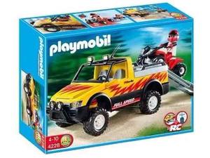 Playmobil  Camioneta Con Cuatriciclo Original Once