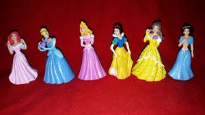 Princesas Disney Adorno Tortas Set 6 Figuras 8 Cm De Alto