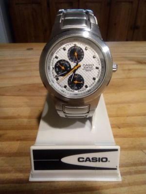 Reloj Casio Edifice 308 Sumergible Multicalendario Flamante
