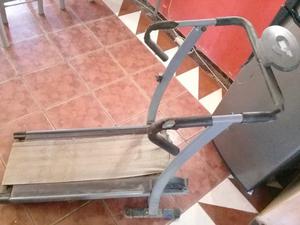 Vendo caminadora sin motor o permuto(pesas,discos,etc)