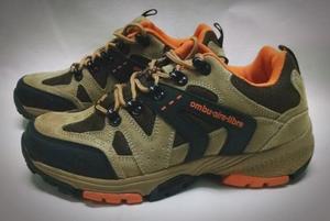 Zapatillas Trekking Ombu Aire Libre De Cuero Del 39 Al 41