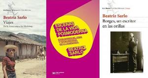 Beatriz Sarlo Colección X3 Libros: Viajes / Borges /