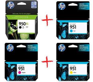 Cartucho Hp Combo 950xl Negro + 951 Colores Originales