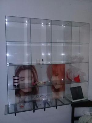 Exhibidor de vidrio