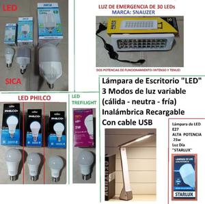 LAMPARA LED LAMPARA DE ESCRITORIO LED LUZ DE EMERGENCIA