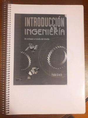 Libro introducción a la ingeniería de Pablo Grech