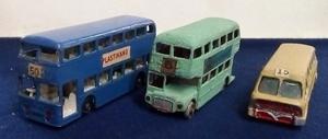 Lote De 3 Buses Matchbox  Repintados A Restaurar