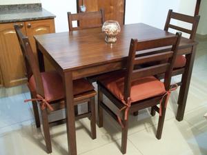 Mesa de 1.20 y 4 sillas !! Flete gratis en Córdoba !! ♥