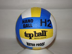 Pelota Handball Nº 2 Top-ball Cuero Sintético Vulcanizado.
