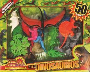 Set De Juego De Dinosaurios X 50 Piezas