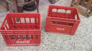 2 Cajones Coca Cola De Bar Vacios 24 Botellas Retornables