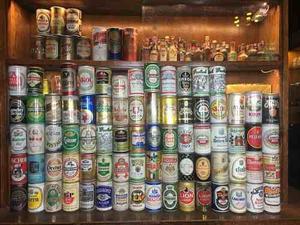 Antiguas Latas Latitas Cerveza Coleccion Decoracion Bar