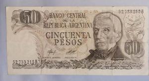 Billete 50 Pesos Argentinos