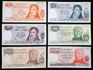 Billetes Argentinos Antiguos. Pesos Ley S/circular $50 C/uno