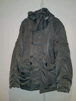 Campera Alpha N3b Parka Large Frio Extremo Usada