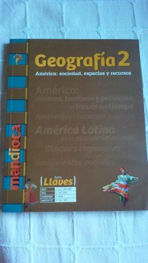 Geografía 2 - América - Serie Llaves- Mandioca