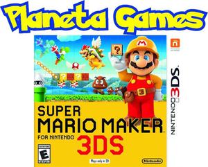Super Mario Maker Nintendo 3ds Nuevos Caja Cerrada