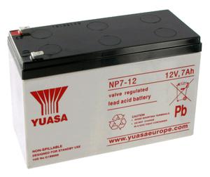 Bateria YUASA 12V 7 Amp Nuevas.