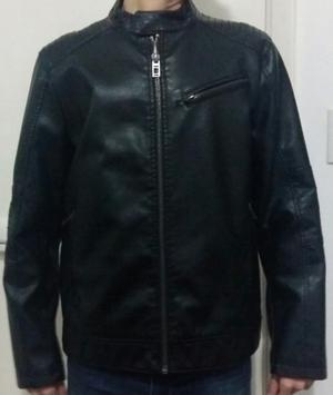 Campera de cuero Black Rivet