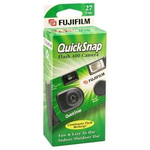 Fujifilm Quicksnap Flash 400 Cámara Desechable 35mm 27 Expo