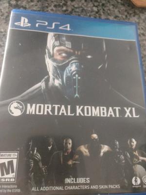 Juego play 4 mortal kombat 4 xl