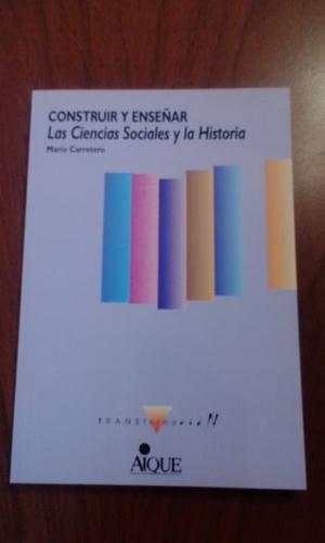 Libro Construir y enseñar las Cs.Sociales