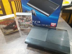 Play Station 3 PS3 Super Slim 250 gb (solo consola) + 2