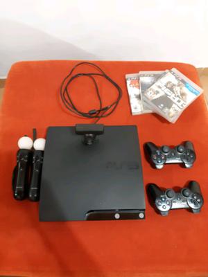 PlayStation 3 + joysticks, juegos y PlayStation Move