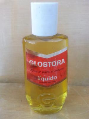 Antiguo frasco Glostora Liquido