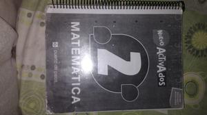 Libro Matematica Activados 2 fotocopiado Ed. puerto de palo