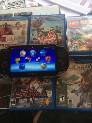 Ps vita con 5 juegos