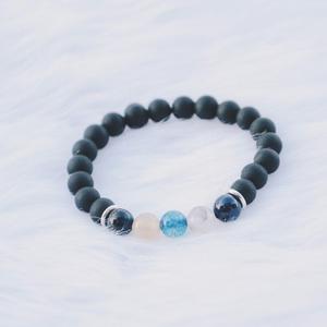 Pulsera Piedras Naturales Hombre