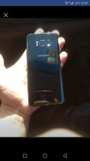 Samsung S8 negro para Personal con detalle en vidrio de