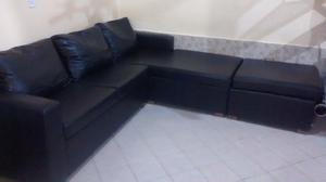 Vendo Sillón esquinero negro