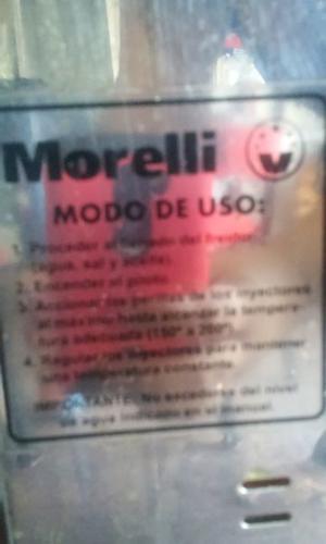 freidora Morelli 35 litros 2 canastos