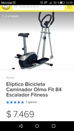 BICI ESCALADOR/ELIPTICO OLMO MUY POCO USO. $