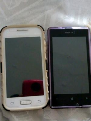 Celulares Samsung y Nokia
