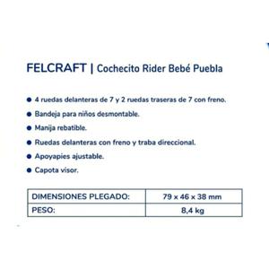 Cochecito Felcraft "usado"