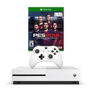 Consola Microsoft Xbox One S 4k + Pes gb