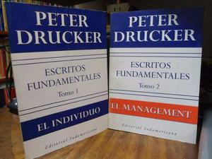 Escritos Fundamentales Peter Drucker Sudamericana 2 Tomos
