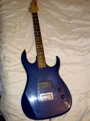 Guitarra eléctrica azul