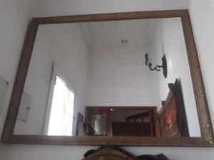 Importante espejo enmarcado Espejo enmarcado de 1.25x1
