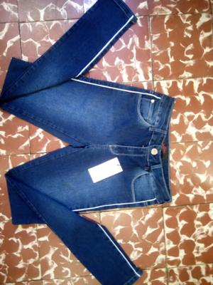 Jeans chupin elastizado