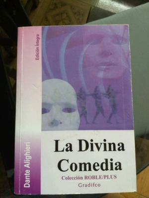 Libro La divina comedia autor dante alighieri